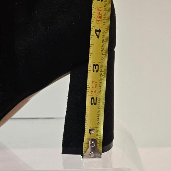 DREAM PAIRS Women's Chunky Heel Ankle Booties Almond Toe/Zipper Sz: 7.5 Black - Picture 11 of 13